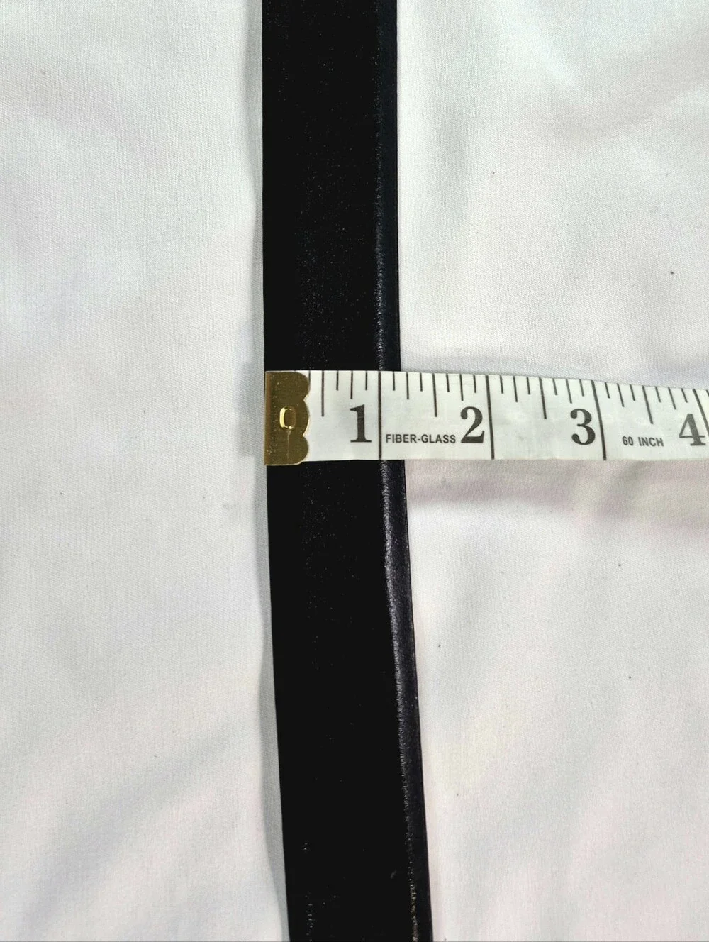 DKNY Italian Leather Black Dress Belt Silver Buckle Size M 90s Classic Preppy
